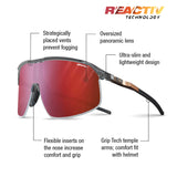 Julbo Density Gafas DE Sol, Negro Translu/Cuivre, L Unisex Adulto