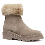 Geox D Felleny G, Bota de Tobillo Mujer, Taupe Beige, 37 EU