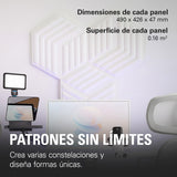 Elgato Wave Panels Starter Set (Blanco) - 6 Paneles de Tratamiento acústico, Espuma de Dos densidades, Marcos EasyClick patentados, diseño Modular, fáciles de Instalar y Quitar