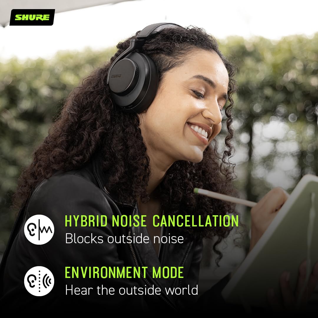 Shure AONIC 50 Gen 2 Auriculares inalámbricos con cancelación de Ruido