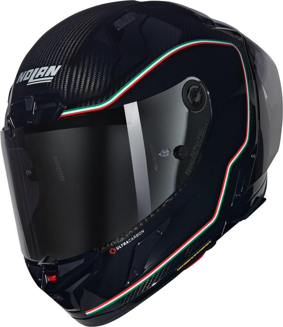 NOLAN Helmet X-804 RS ASSO DI PICCHE 341 S, Carbon/Black/Italy
