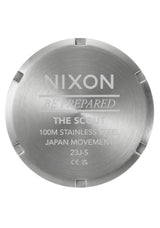 Nixon Reloj Analógico para Hombres de con Correa en Acero Inoxidable A1409-5258-00