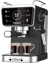 Techwood Máquina de café expreso TCA-1386EXN