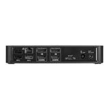 Targus DOCK182EUZ Docking Station DV4K Universal USB-C con Power Delivery de 100 W, hub multipuerto para Ampliar el Escritorio con 1 o 2 monitores, estación Base – Negro