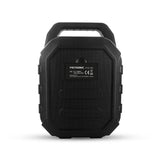 Metronic 477188 - Altavoz Bluetooth Potente 45W portatil, led Lights, toma USB, Micro-SD, AUX-IN, entrada para micrófono, micrófono incluido, radio FM, con asa ergonómica para fácil transporte