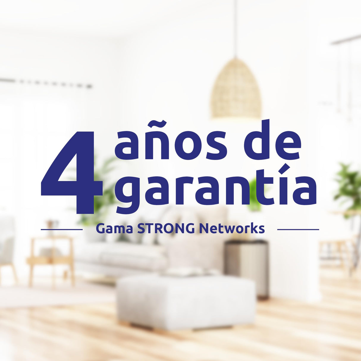 STRONG - Kit WiFi Mesh - AC 1200 Mbps - Hasta 450m² de Cobertura WiFi Adicional - Compatible con Cualquier Box y Router Estándar - Doble Banda 2,4 GHz + 5 GHz - 3 Puertos Gigabit Ethernet - Blanco