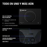 Elgato Wave XLR - Mezclador de audio y previo de 75 db para micrófono XLR a USB-C, alimentación phantom de 48 V, muteo táctil, software para streaming, grabación y podcasts, Mac y PC