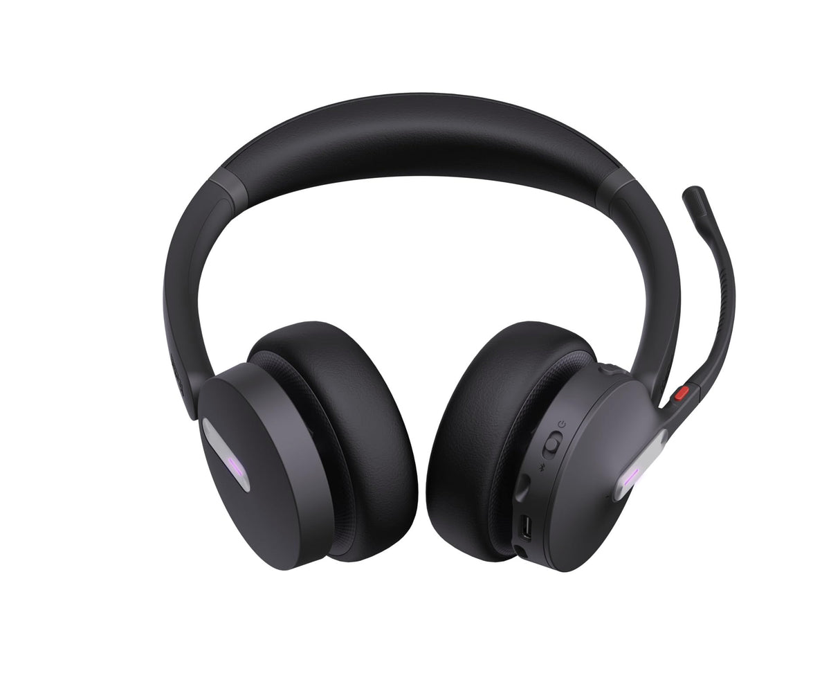 Yealink WH64 Dual Teams Casque Sans Fil Arceau Bureau/Centre d'appels Micro-USB Bluetooth Noir