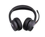 Yealink WH64 Dual Teams Casque Sans Fil Arceau Bureau/Centre d'appels Micro-USB Bluetooth Noir