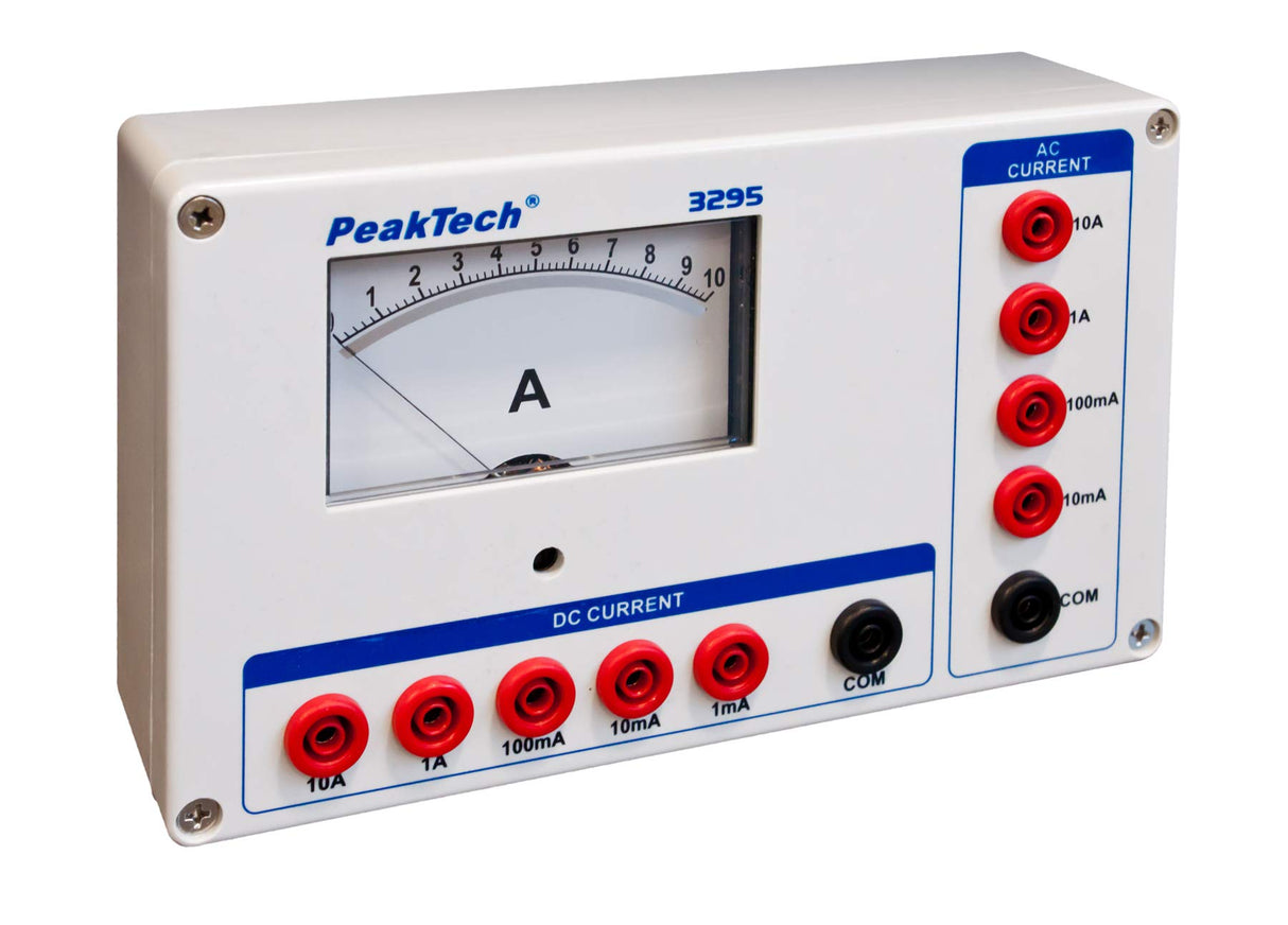 PeakTech, P 3295 Amperímetro analógico ~ 10A CA/CC