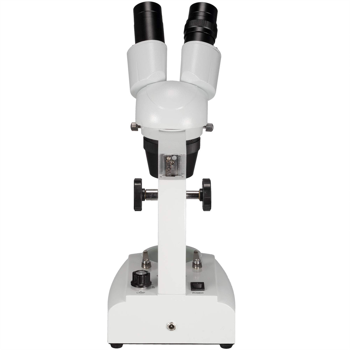 Bresser 5803100 Researcher ICD LED 20x-80x Microscopio, blanco