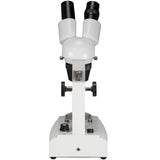 Bresser 5803100 Researcher ICD LED 20x-80x Microscopio, blanco