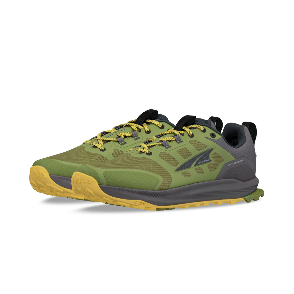 Altra Lone Peak 9 Waterproof Low, Zapatillas Hombre, Verde Oliva, 42 EU