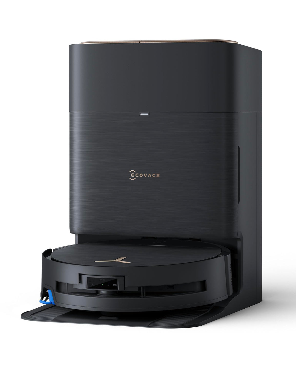 ECOVACS DEEBOT X9 Pro Omni Robot Aspirador y friegasuelos, 16 600 Pa, Ultrafino, fregado con mopa y autolavado inst, OZMO Roller, ZeroTange 3.0, TruEdge 2.0, Secado Aire Cal, Negro