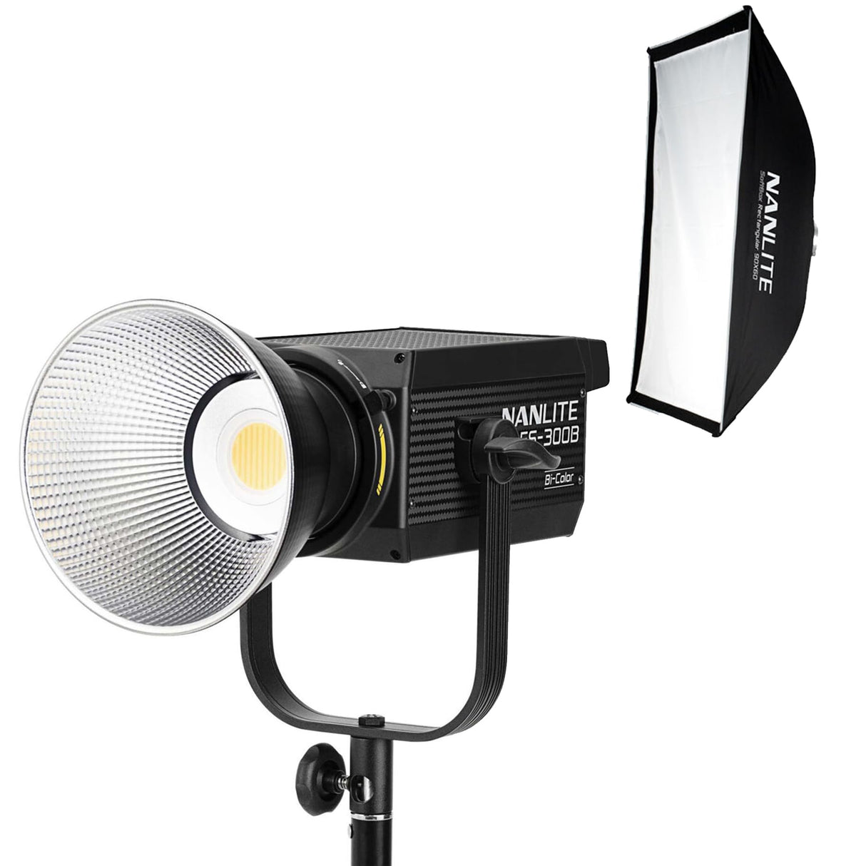 NANLITE Faro de Estudio FS-300B Bicolor (3823) Negro