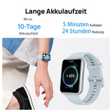 HUAWEI Watch Fit 2 Smartwatch con GPS, Bluetooth, Gestión de Vida Saludable, Batería Larga Duración, Animaciones Entrenamiento Rápido, Monitorización SpO2, Azul, Reloj Deportivo