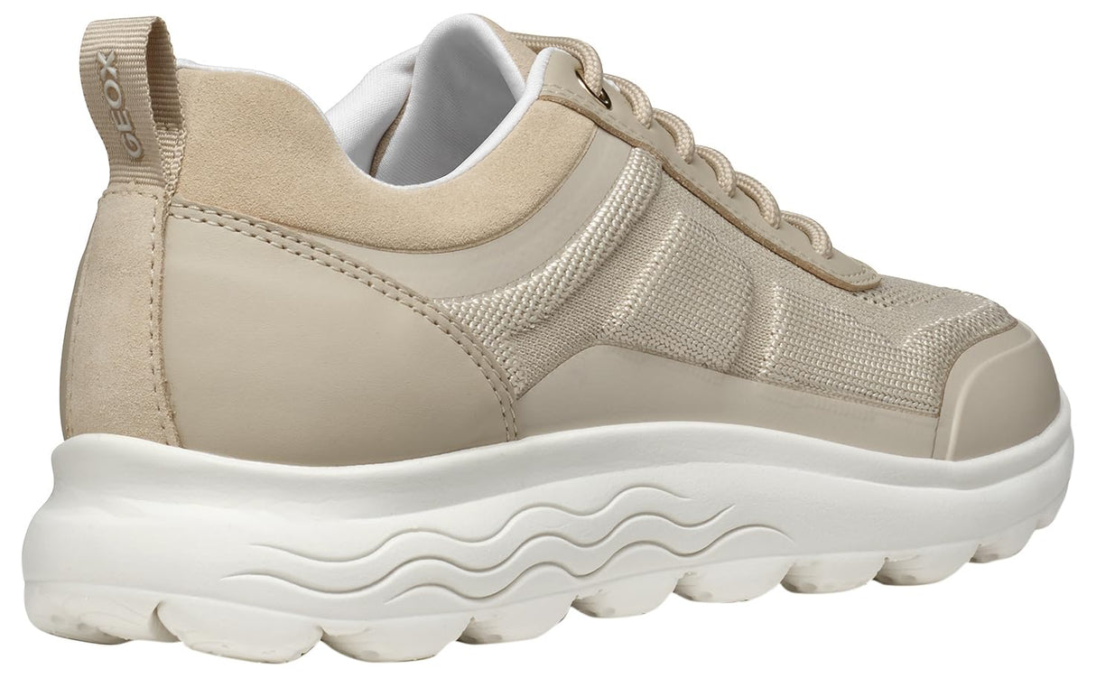Geox D Spherica C, Zapatillas Mujer, Lt Taupe, 38 EU