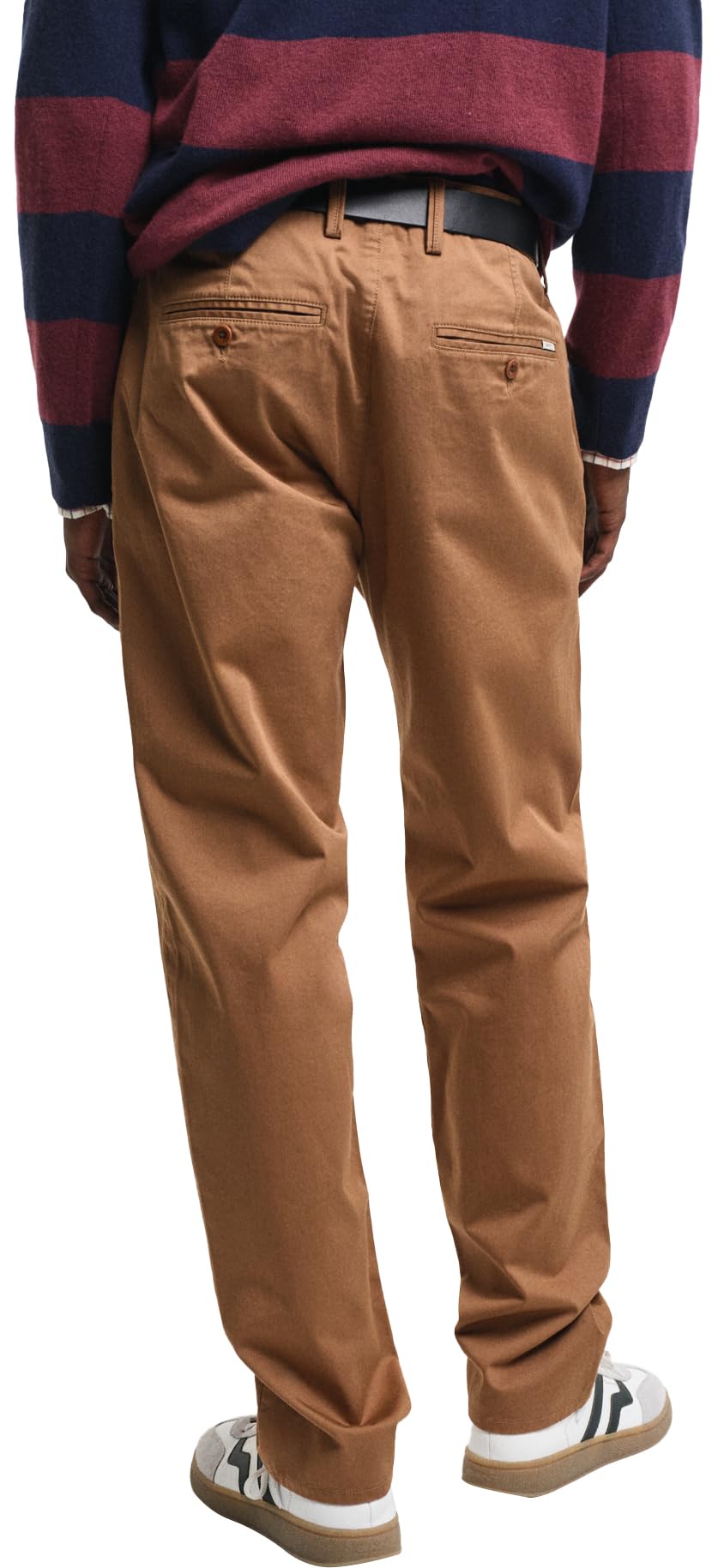 GANT Chino de Sarga Regular Pantalón, Nogal Tostado, 33W x 34L para Hombre