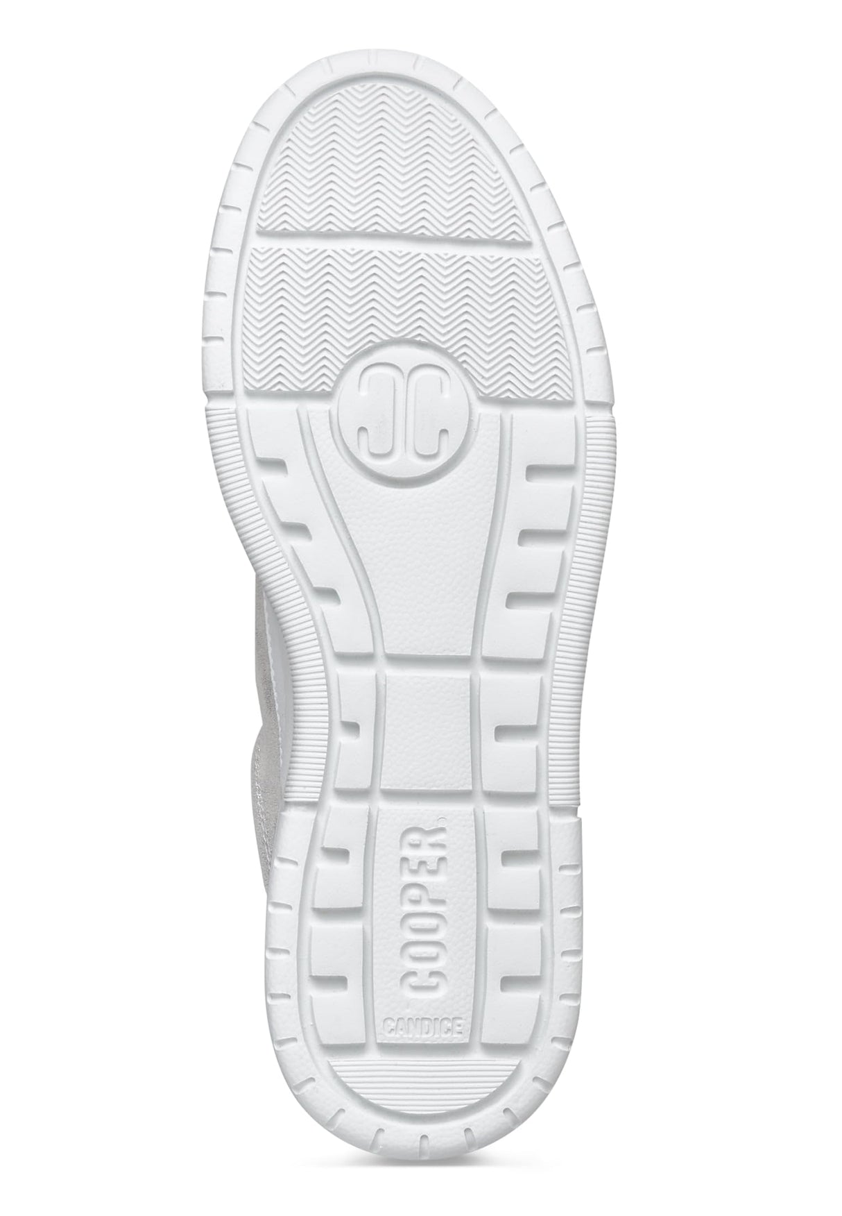 Candice Cooper VELANIE-Zapatillas Deportivas de Piel, Plateado 41
