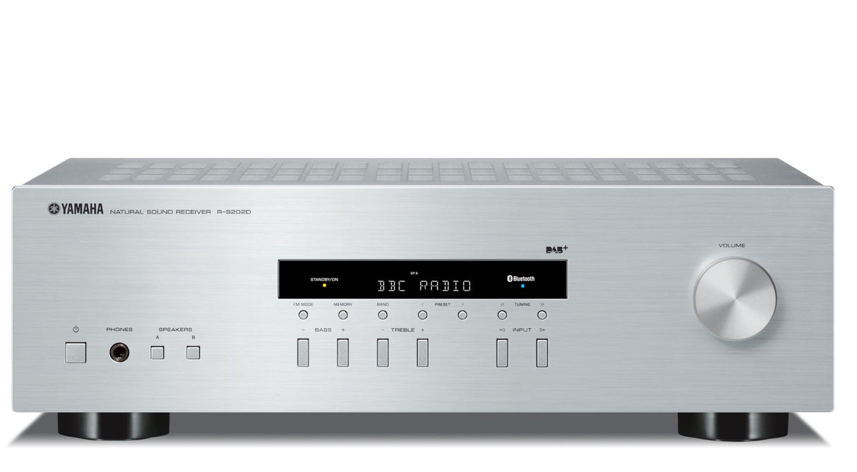 Yamaha R-S202D - Receptor estéreo (115 W) Color Plata