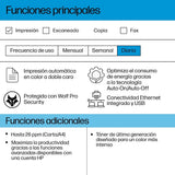 HP Color LaserJet Pro 3202dn, Impresora Láser Monofunción A4, impresión a doble cara automática, 25 ppm, USB 2.0, Procesador 1,2 GHz, Ethernet, Memoria 256MB, Compatible con HP Smart, Blanca y Azul