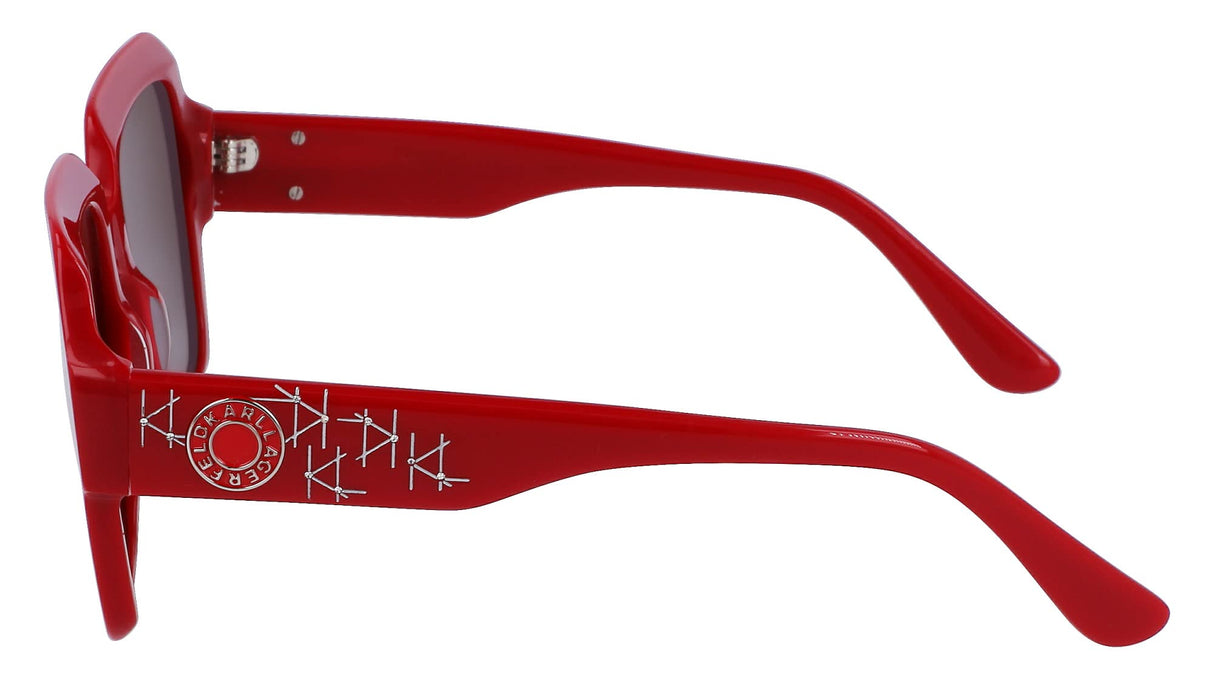 KARL LAGERFELD KL6104SR Gafas, Red, 53/20/140 para Mujer