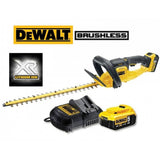 DeWalt DCM563P1-QW - Cortasetos sin escobillas, XR 18 V con batería Li-Ion 5, 0 Ah, 55 cm, 19 mm