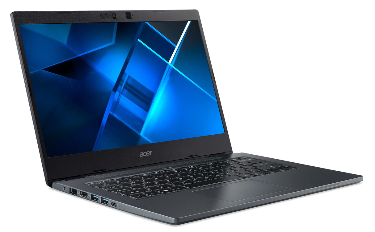 Acer TravelMate P4 TMP414-51 - Ordenador Portátil 14" Full HD IPS LED LCD, Laptop (Intel Core i5-1135G7, 16 GB RAM, 512 GB SSD, Gráficos Intel Iris Xᵉ, ComfyView, Windows 10 Pro), PC Portátil Negro