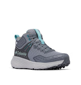 Columbia Women's Konos TRS Outdry Mid, Waterproof Mid Rise Trekking and Hiking Boots, Ti Grey Steel/Teal, 8