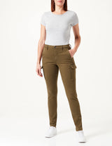 REPLAY Lailah Jeans, 238 Verde Militar, 28W x 30L para Mujer