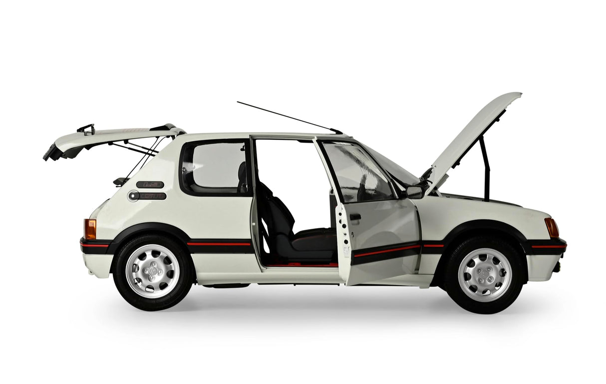 IXO Colecciones 1:8 IXO Peugeot 205 GTI Blanco - modelismo, maquetas, Kit de modelismo, Kit de modelismo, 720 Piezas, Kit de Coche