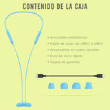 Beats Auriculares inalámbricos Flex – Chip Apple W1, Auriculares magnéticos, Bluetooth de Clase 1, 12 Horas de Sonido ininterrumpido - Azul