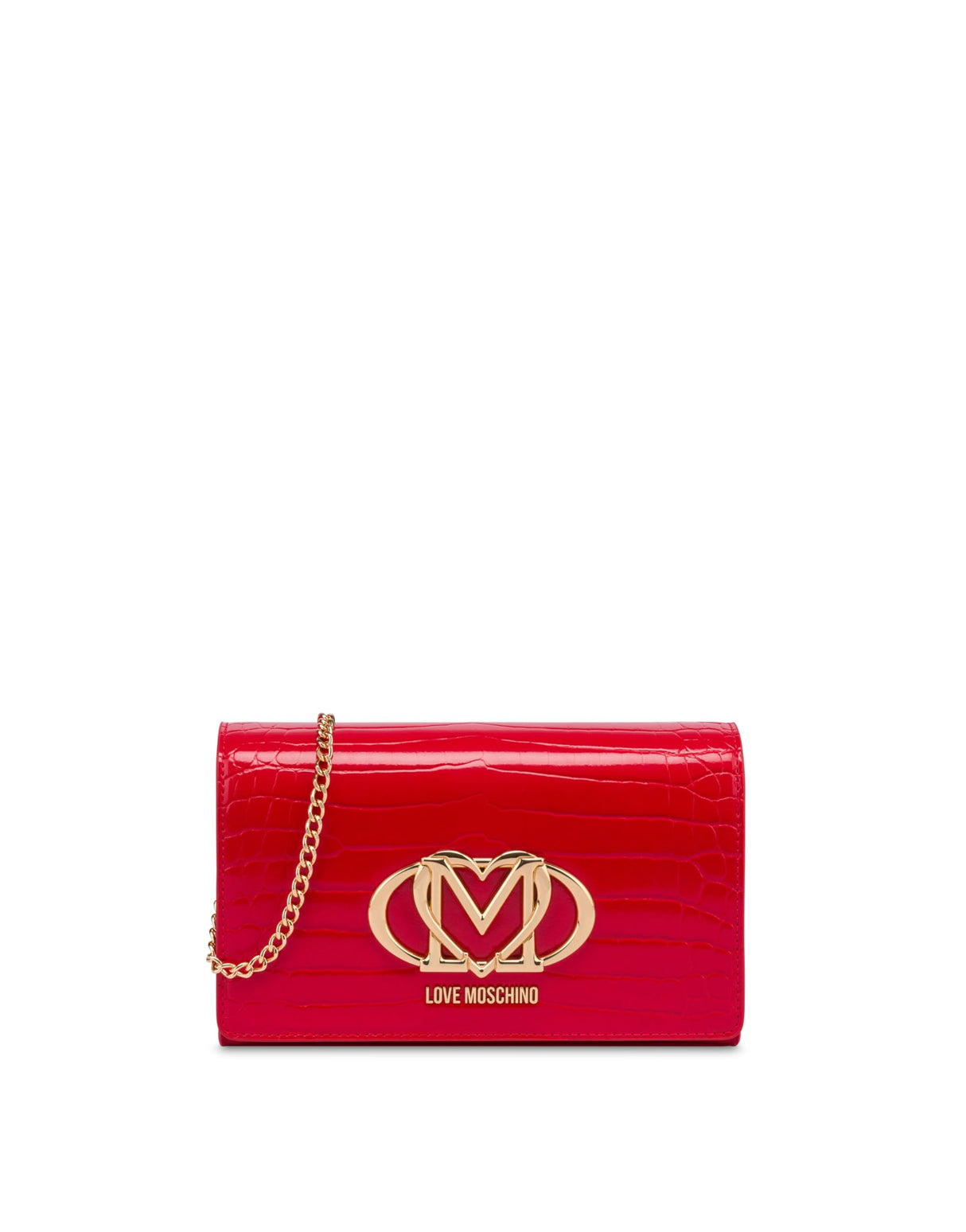 Love Moschino Jc4047pp1mle150a, Bolso de Hombro Mujeres, Rojo, Talla única
