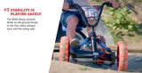 Berg Pedal-Gokart Buzzy Jeep Sahara | Vehículo Infantil, Coche a Pedales, Seguridad y Estabilidad, Juguete para niños Adecuado para niños de 2 a 5 años, Verde