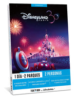 Tick&Box - Caja Regalo - 1 Día + 2 Parques - para 2 Personas - Acceso Ilimitado a los 2 Parques Disney - Regalo Cumpleaños, Regalo Mujer, Hombre