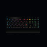 G213 Prodigy Gaming Keyboard, LIGHTSYNC RGB, Mech-Dome Llaves, Resistente a derrames, Botones Multimedia, AZERTY Belga Layout - Negro