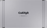 CalDigit E5 - Thunderbolt 5 Element 5 Hub - 9-Puerto, 4 x Thunderbolt 5/USB4 v2 Puertos, 3xUSB-A y 2xUSB-C 10Gb/s Puertos, Single 8K, Dual 6K/8K, Oro Dual 4K@240Hz Displays, 90W Charging, 0,8 m Cable