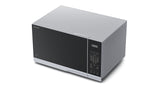 SHARP YC-PC322AE-S Microondas con grill y aire caliente (1000 W, 32 L, 10 niveles de potencia, función eco, función descongelador), color plateado y negro