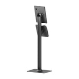 PureMounts® Soporte para Tableta con Carcasa de Acero con Cerradura para iPad 5/6/7/8/9/ iPad Air 9.7"/ 10.5"/10.9"/ iPad Air 9.7"/10.5"/11" y Samsung Tab A 10.1 (2019)/ Tab A7/ S6 Lite 10.4", Negro