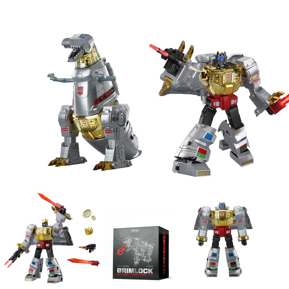 Robosen Edición Flagship Grimlock Robot: Primer Robot transformable automático de Doble Forma del Mundo, controlado por Voz con integración de App