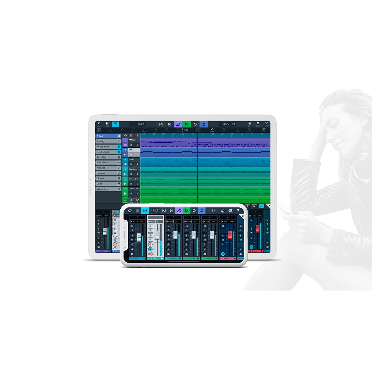 Steinberg UR-RT2 EU Interfaz de audio móvil con sonido profesional (con transformador RND, resolución de audio de 24 bits/192 kHz, preamplificador de micrófono, incl. Cubase AI, Cubasis LE y dspMixFx)