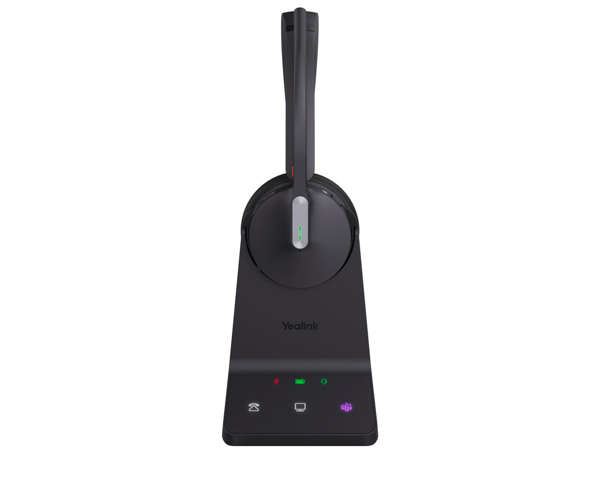 Yealink WH64 Dual Teams Casque Sans Fil Arceau Bureau/Centre d'appels Micro-USB Bluetooth Noir