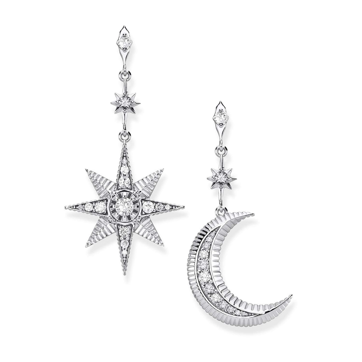 Thomas Sabo Pendiente Colgantes de Mujer, Plata, 4.4 cm