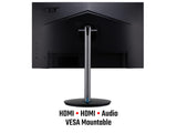 acer Nitro XF273Sbmiiprx Monitor de Juegos Full HD de 27 Pulgadas (Panel IPS, FreeSync Premium, 165Hz (OC), HDR 10, Altura Ajustable, 0.5 ms, DP, HDMI, Negro) - Exclusivo de Amazon