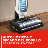 Polti Rollysteam WD50C Fregona de Suelos Sin Cable con Función de Vapor y Aspiración, 450 W, Limpieza Completa en una Sola Pasada, Autolimpieza, Blanco