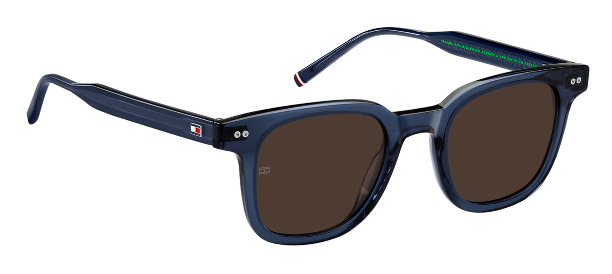 Tommy Hilfiger Gafas de Sol TH 2126/S BLUE/BROWN 48/22/150 hombre