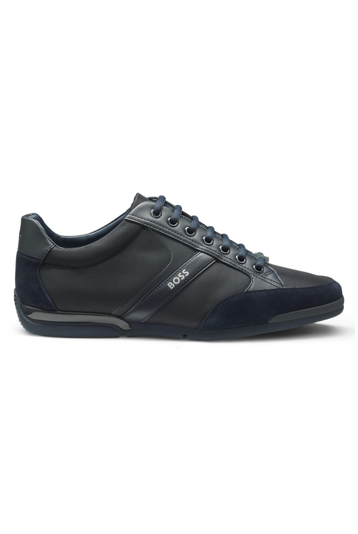 BOSS Hombres Saturn_Lowp_MX A_N Sneaker Azul 44 EU