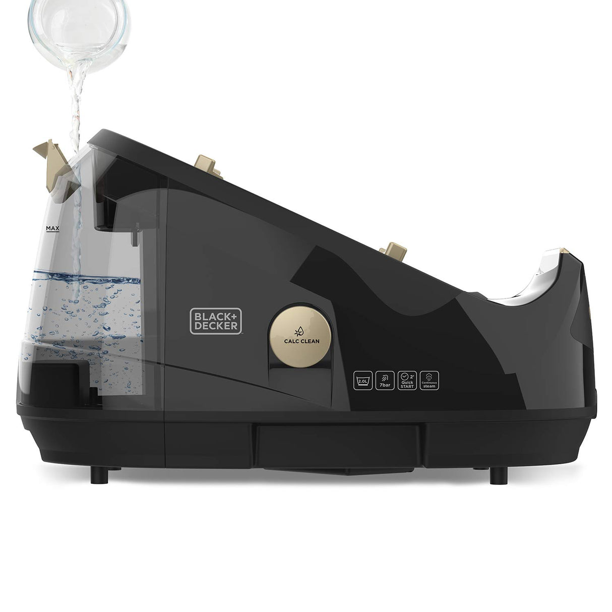 Black+Decker BXIR2403E Centro de planchado, 2400 W, Negro