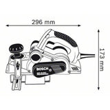 Bosch Professional GHO 40-82 C - Cepillo eléctrico (14000 rpm, profundidad hasta 4 mm, velocidad constante, en maletín)
