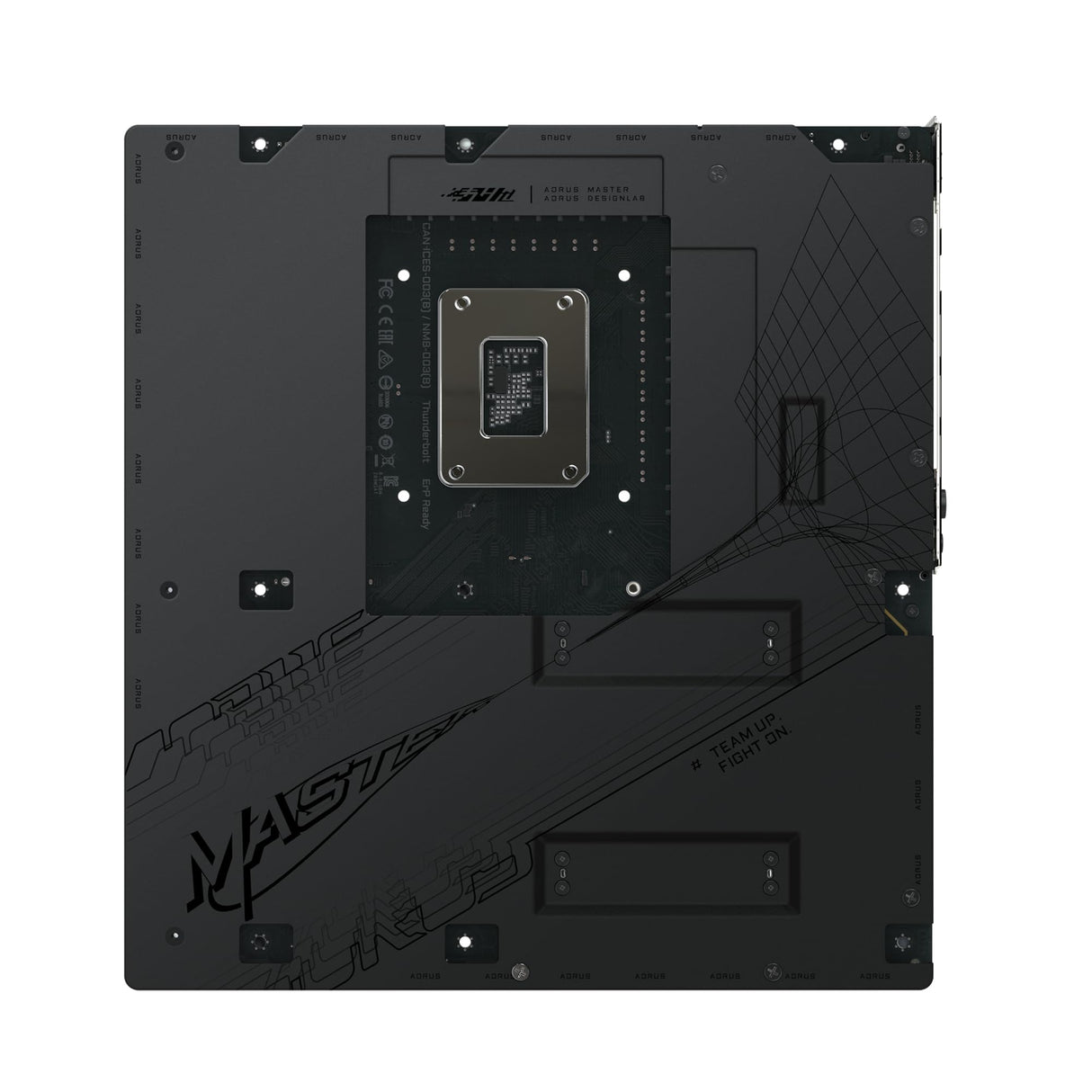 GIGABYTE Z890 AORUS Master AI Top Placa Base - Compatible con CPUs Intel Core Ultra (Serie 2), VRM de 20+1+2 Fases, hasta 9500MHz DDR5 (OC), PCIe 5.0 M.2, Wi-Fi 7, Thunderbolt 4